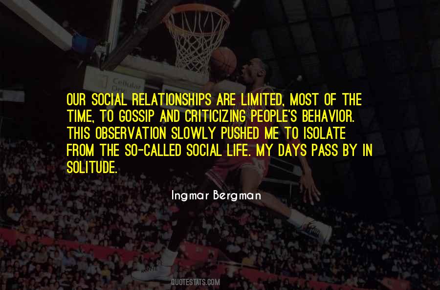 Quotes About Social Relationships #209516