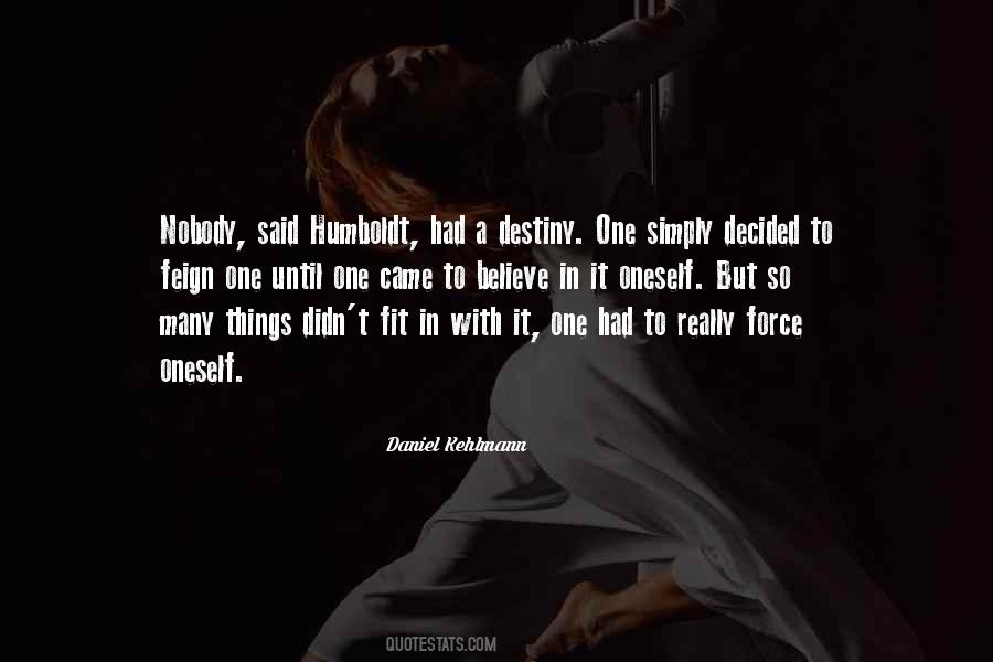 Humboldt's Quotes #1298182