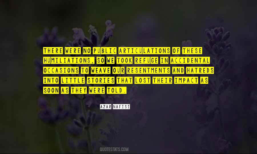 Humiliations Quotes #187791