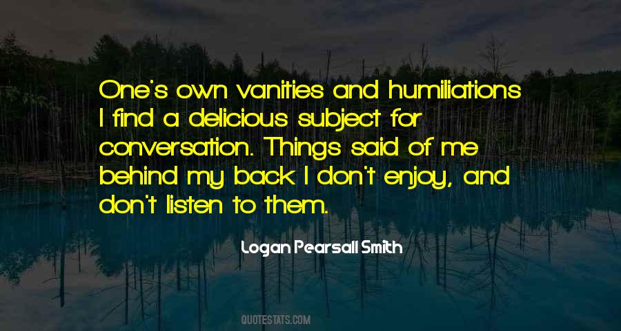 Humiliations Quotes #771429