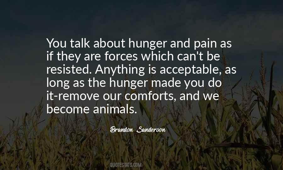 Hunger'n'pain Quotes #80210