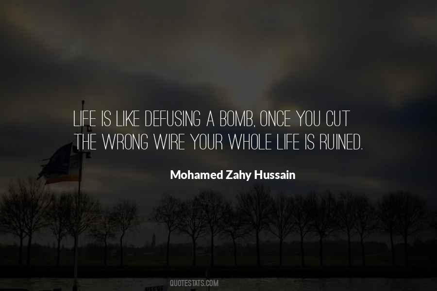 Hussain's Quotes #1387828