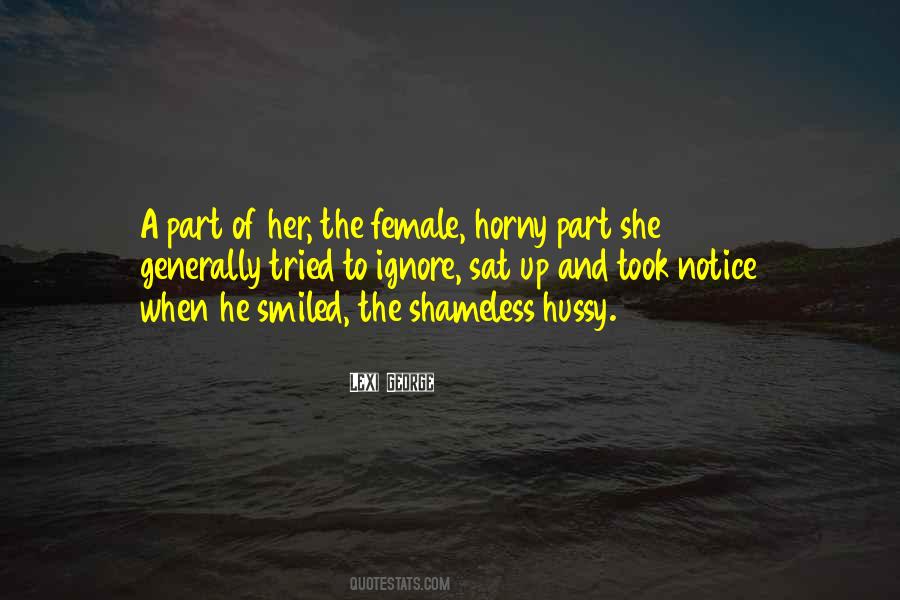 Hussy Quotes #242488