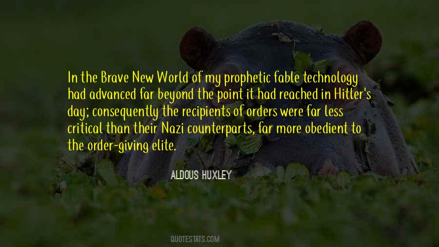 Huxley's Quotes #708176