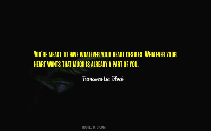 Quotes About Desires Of Your Heart #1486736