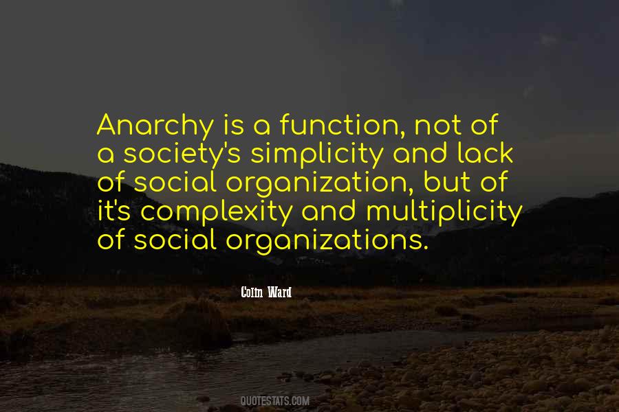 Quotes About Social Organization #809412