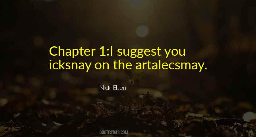 Icksnay Quotes #354349