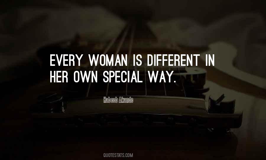 Quotes About Special Woman #792582