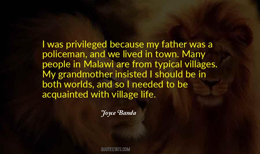 Quotes About Village Life #1040662