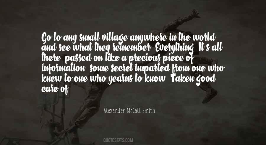 Quotes About Village Life #391793