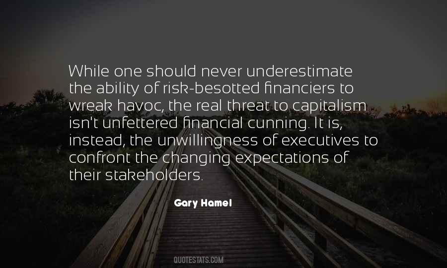 Quotes About Financiers #1645015