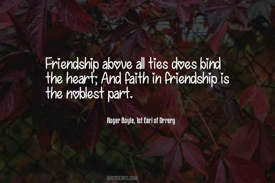 Quotes About Friendship Ties #461706