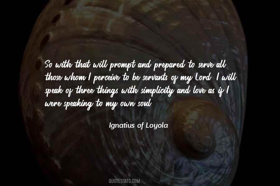 Ignatius's Quotes #107023