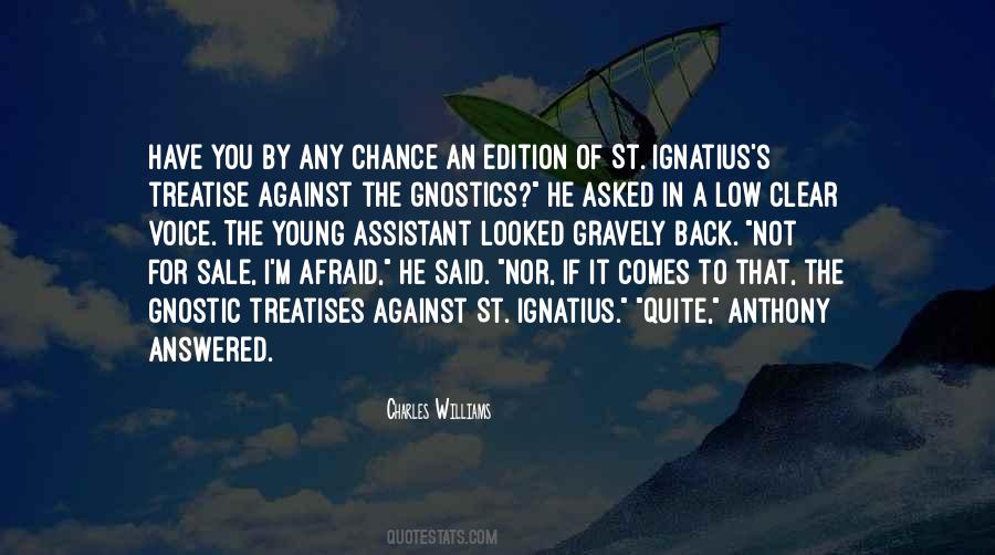 Ignatius's Quotes #1232653