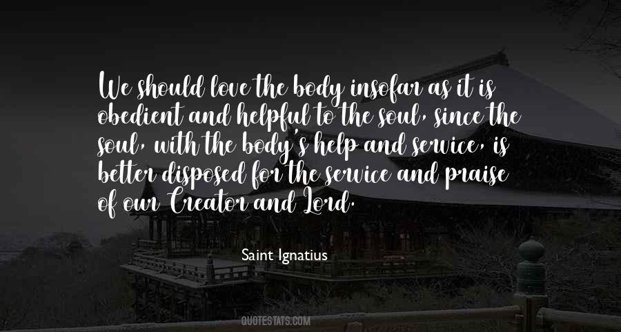 Ignatius's Quotes #1564957