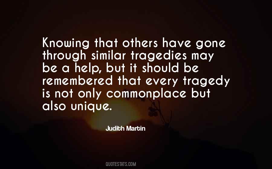 Quotes About Tragedy #1598624