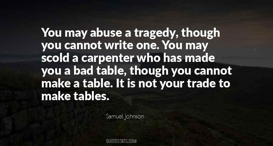 Quotes About Tragedy #1604462