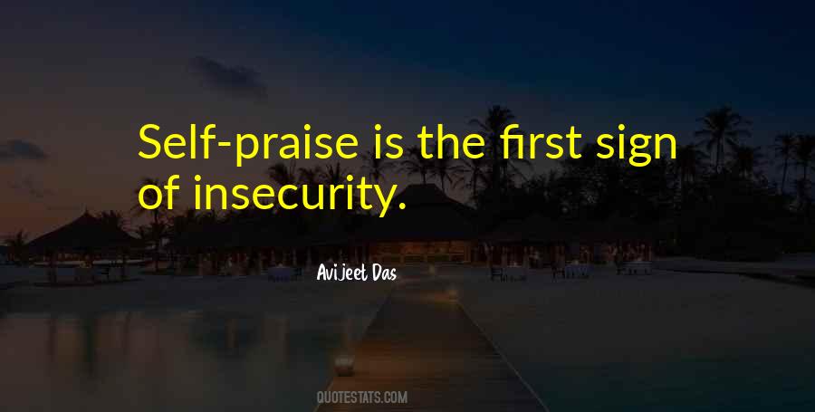 Quotes About Self Praise #1663863