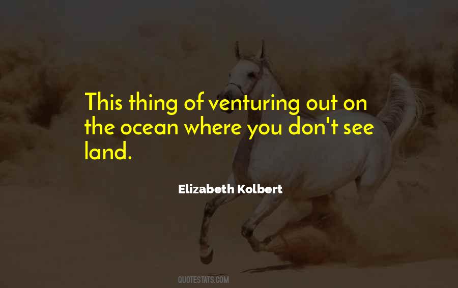 Quotes About Venturing #258685