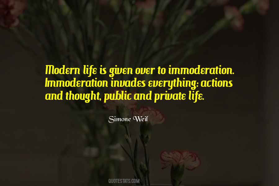 Immoderation Quotes #959873