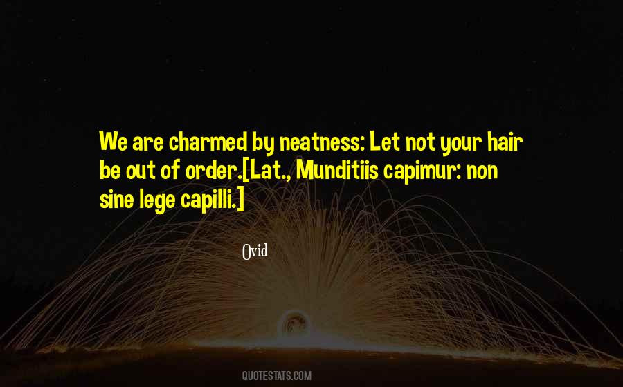 Quotes About Neatness #1158842