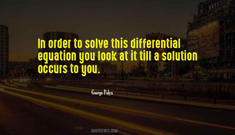 Quotes About Differential #614166