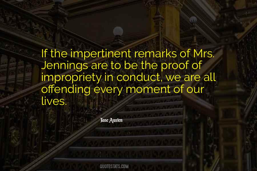 Impropriety Quotes #1286219