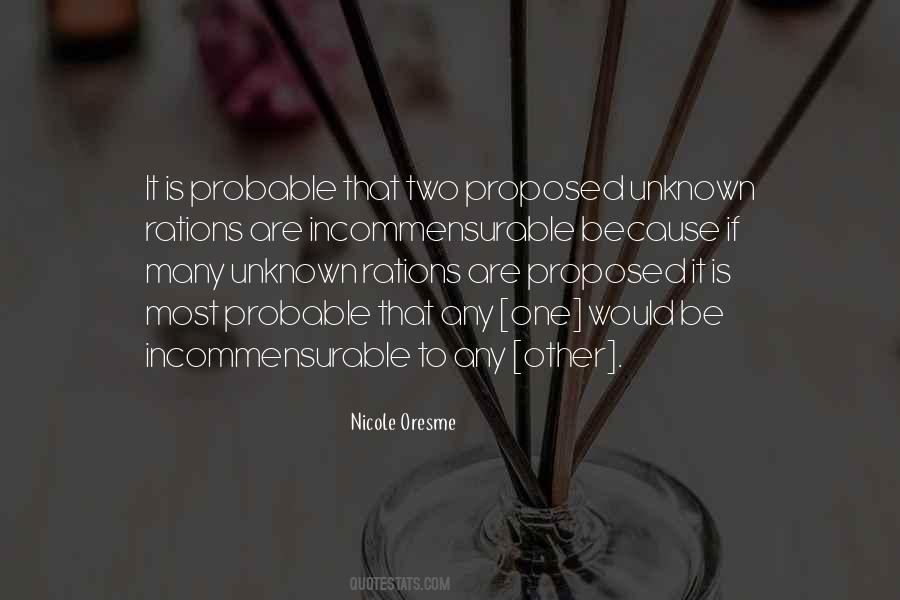 Incommensurable Quotes #765462