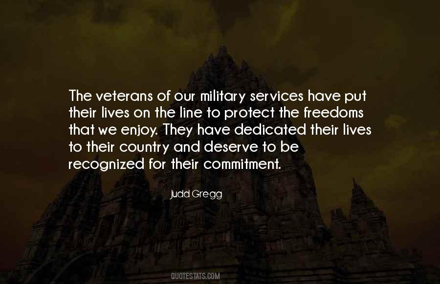 Quotes About Military Veterans #436355