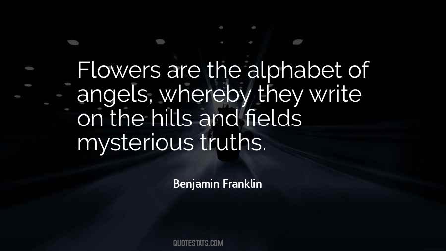 Quotes About Fields Of Flowers #1311642