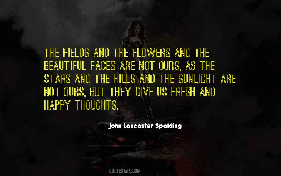 Quotes About Fields Of Flowers #1820165