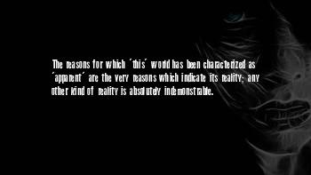 Indemonstrable Quotes