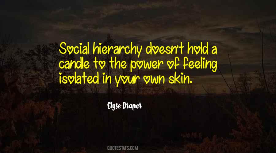 Quotes About Social Hierarchy #1547724