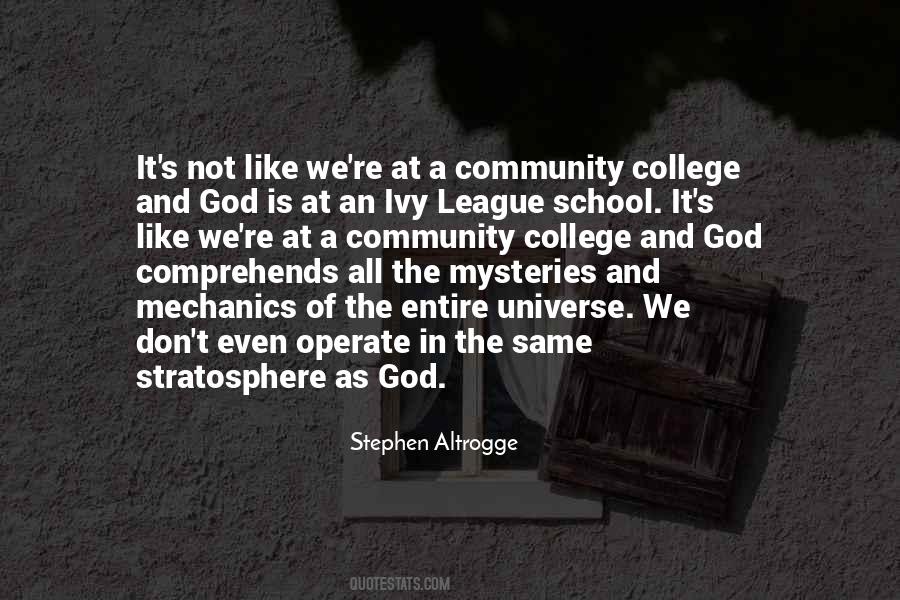 Quotes About College And God #451873
