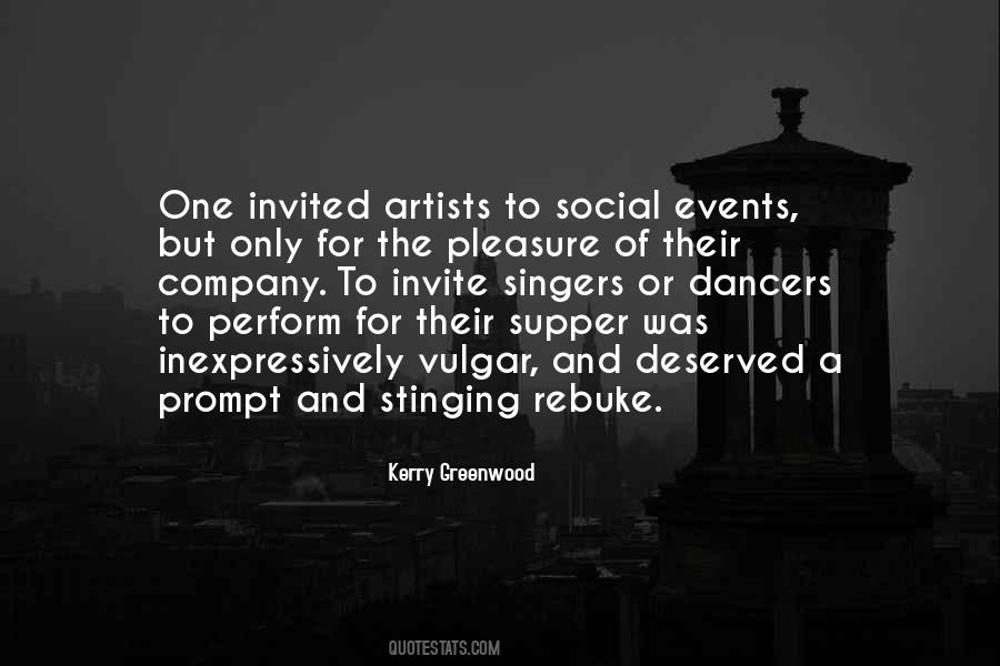 Quotes About Social Events #673840