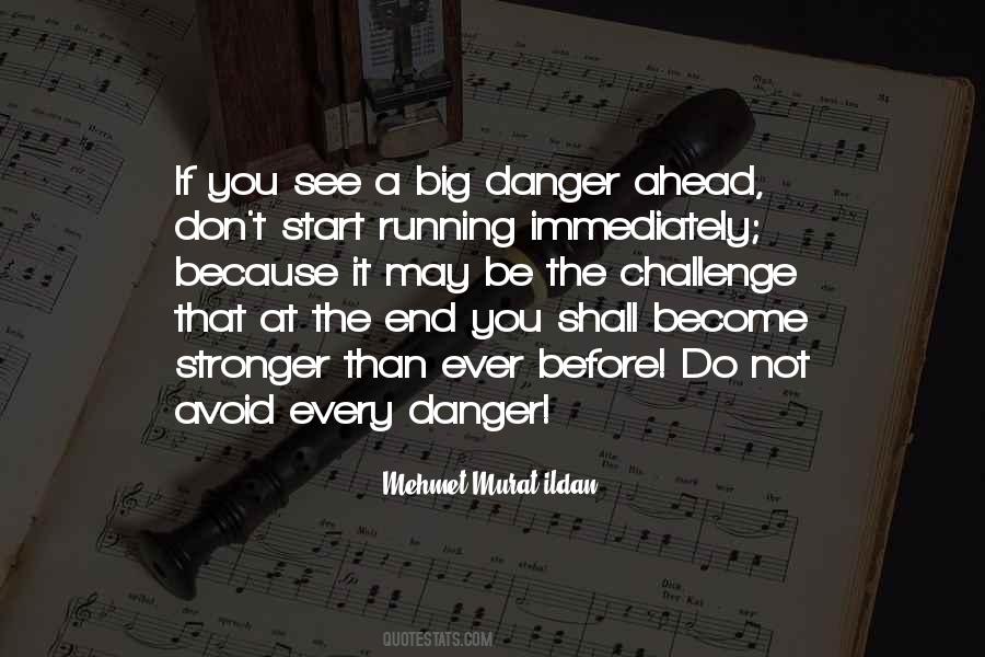 Quotes About Running From Danger #1803655