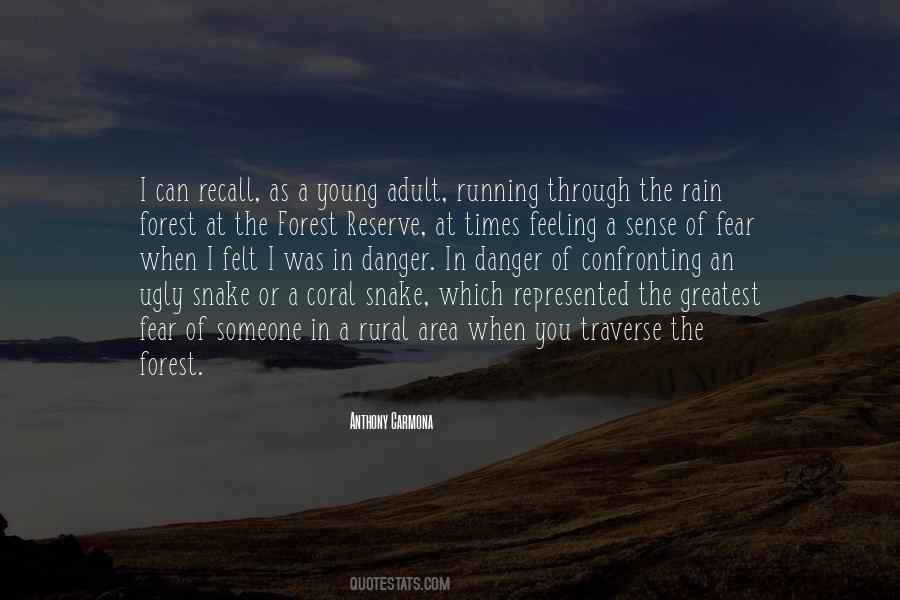 Quotes About Running From Danger #322977
