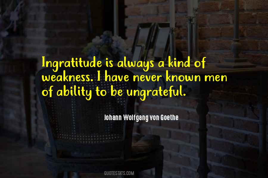 Ingratitude's Quotes #100198