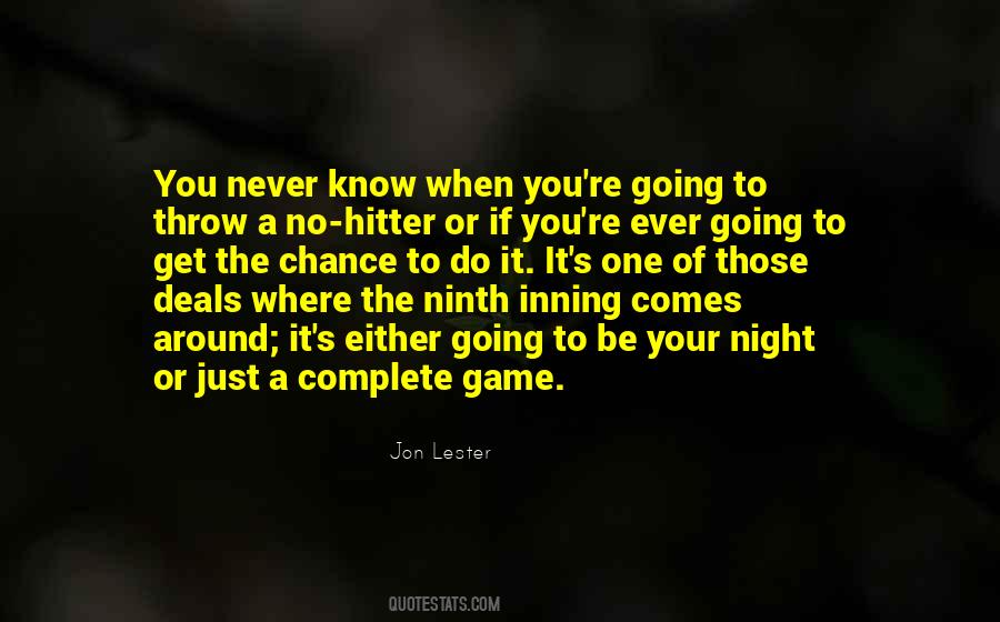 Inning Quotes #591547