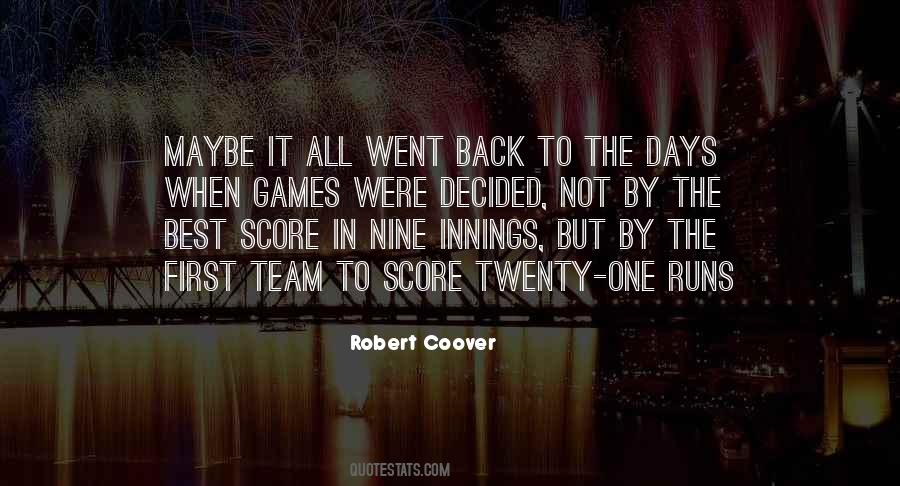 Innings Quotes #1466221