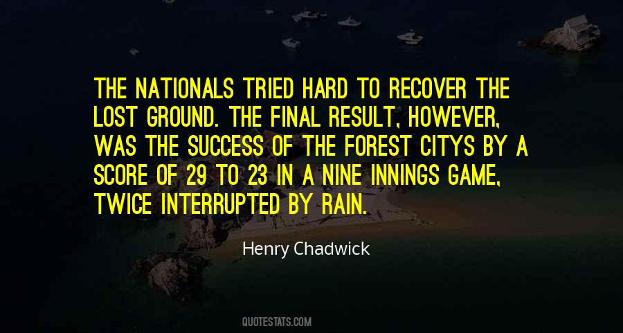 Innings Quotes #429616