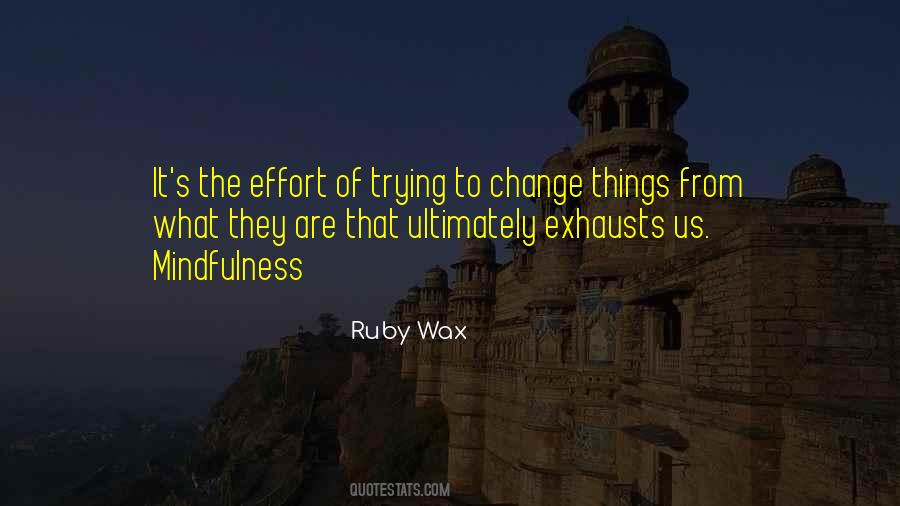 Quotes About Trying To Change Things #137528