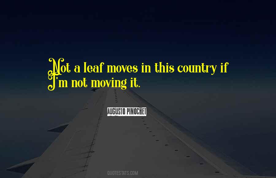 Quotes About Not Moving #1420547