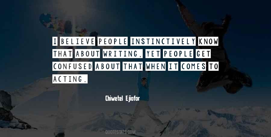 Instinctively Quotes #208005 Instinctively Quotes #208005