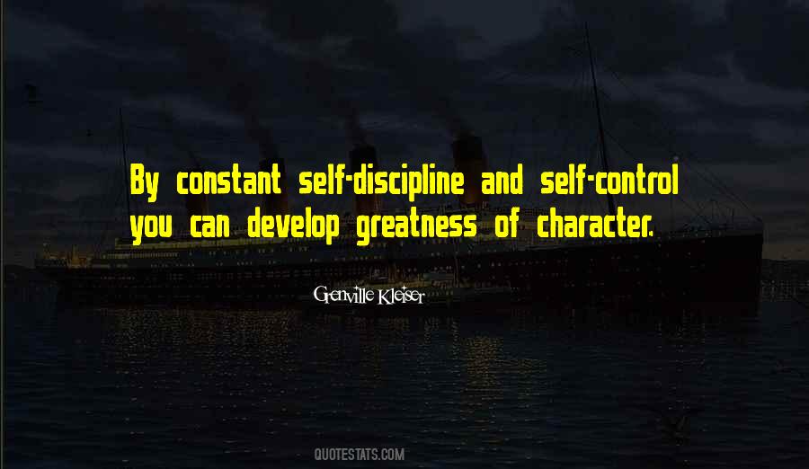 Quotes About Self Control And Discipline #1796877