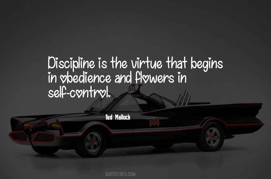 Quotes About Self Control And Discipline #231694