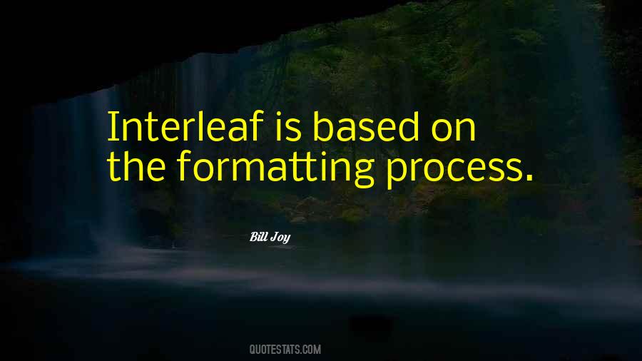Interleaf Quotes #653307