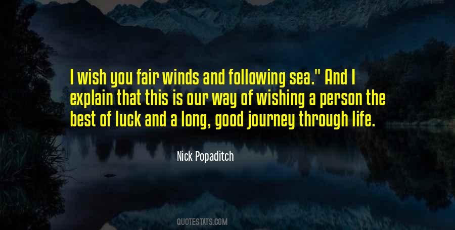 Quotes About Fair Winds #465386