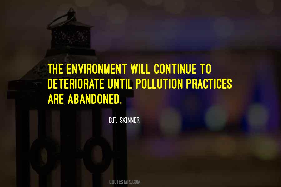 Quotes About Environment Pollution #209725