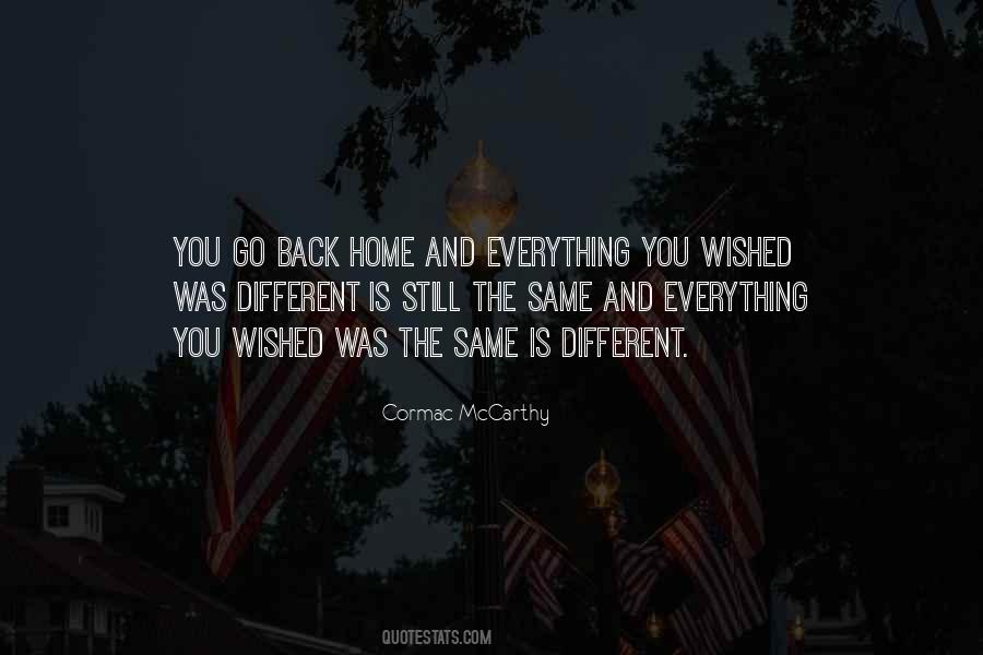 Quotes About Go Back Home #140743